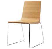 Chaise design BOOMERANG en bois par Ondarreta Contract – SoDezign