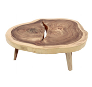 Découvrez la Table Basse Design Tronc en Bois d'Acacia sur www.sodezign.com