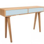 table_console_design_retro_en_chene_-_2_tiroirs_bleu_pastel_-_120_cm_1