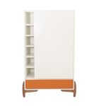 Buffet Design Karri Orange et Blanc - 150 cm