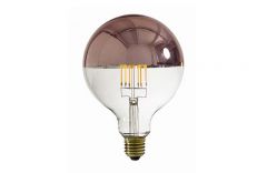 Ampoule à filament LED GLOBE 125 CROWN - E27 - Ø 12,5 cm - Cuivré - Design Thermolamp
