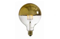 Ampoule à filament LED GLOBE 125 CROWN - E27 - Ø 12,5 cm - Doré - Design Thermolamp
