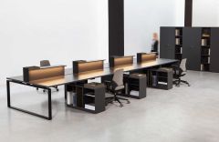 Bureau bench Bat office - Largeur 420 à 540 cm - Design Francesc Rifé - Akaba
