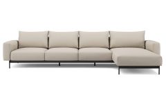 Canapé avec méridienne 4 places Arthon - 350 à 395 cm - Design Per Weiss - Tenksom