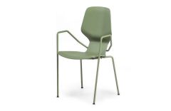 Chaise 4 pieds avec accoudoirs OBLIKANT - Design Numen/For Use - Prostoria