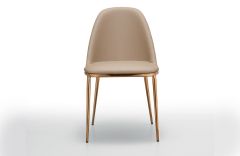 Chaise 4 pieds en acier  Lea  - Design Paolo Vernier - Midj