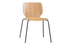 Chaise 4 pieds en acier Nim - Design Yonoh Studio - Inclass