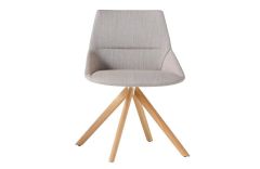 Chaise 4 pieds bois Dunas XS - Design Christophe Pillet - Inclass