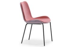 Chaise 4 pieds en bois ou acier Dalia - Design Beatriz Sempere - Midj