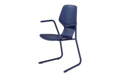 Chaise Cantilever avec accoudoirs OBLIKANT - Design Numen/For Use - Prostoria