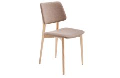 Chaise en bois et en tissu - Joe S L TS - Design Midj