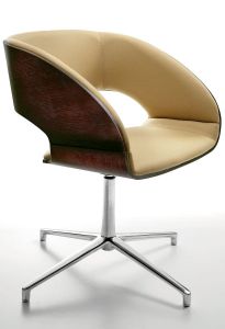 Chaise sur Pied Pivotant CHARLOTTE - Design Infiniti
