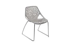 Chaise avec Pieds Traîneaux CAPRICE - Design Marcello Ziliani - Casprini