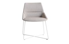 Chaise pietement tige d’acier Dunas XS - Design Christophe Pillet - Inclass