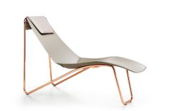 Chaise longue en cuir Apelle CL - Design Beatriz Sempere - Midj