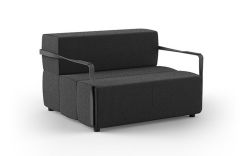 Fauteuil lounge avec accoudoirs TABLET - Design Ramon Esteve - Vondom