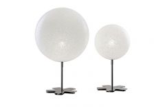 Lampe de table avec pied Iceglobe - Design VillaTosca - Lumen Center Italia - Blanc