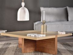 Table Basse Carrée en Bois Tempo - 70 à 100 cm - Profilo Design - Tagged