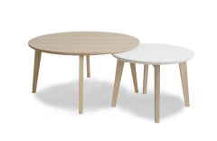 Table basse ronde IRIS - 60 à 90 cm - Design By HAMMEL