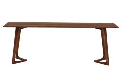 Table basse rectangulaire TWIST COUCH en bois massif - Design Formstelle - ZEITRAUM