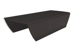 Table basse en verre TAKY - 118 à 140 cm - Design Guido Porcellato - SOVET