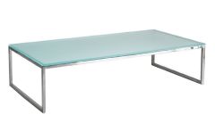 Table basse en verre VOGUE - 60/120 cm - Design Quinti Lab