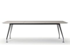 Table de bureau rectangulaire Infinity - 225 cm - Design Roberto Baciocchi - Quinti