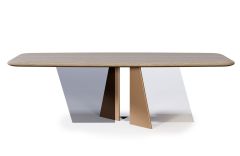 Table Copenhagen en bois de chêne - 180 cm - Personnalisable - Devina Nais