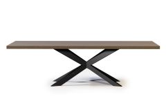 Table Dakota en bois de chêne plaqué - 180 cm - Personnalisable - Devina Nais