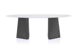 Table de Repas Ovale ADAM - Design Busetti, Garuti, Redaelli - B-Line