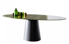 Table de repas ovale Totem - 180 à 220 cm - Design Studio Sovet 