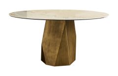 Table de repas ronde DEOD - Ø 100 à 150 cm - Design Gianluigi Landoni - Sovet