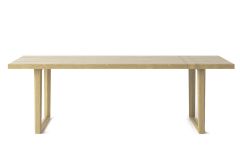Table Double en bois de chêne massif - 180 cm - Personnalisable - Devina Nais