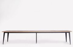 Table haute double DON - L.280 à 420 cm - Design Nadia Arratibel - Ondarreta 