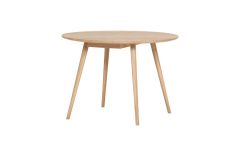 Table de repas ronde extensible Round - 105 à 160 cm - Design Wood and Vision