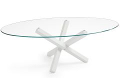 Table de repas ovale Aikido - 180 à 220 cm - Design Studio Sovet 