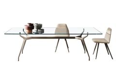 Table de repas rectangle Arkos - 180 à 250 cm - Design Gianluigi Landoni - SOVET