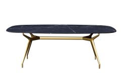 Table de repas rectangle arrondi Arkos - 180 à 300 cm - Design Gianluigi Landoni - SOVET