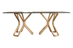 Table de repas rectangulaire COSMOS - 180 à 220 cm - DESIGN TAGGED