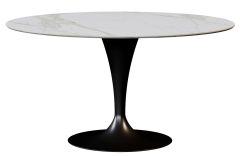 Table de repas ronde Flûte - Ø 100 à 150 cm - Design Studio Sovet