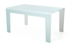 Table de repas en verre FROG - 130 à 144 cm - Design Lievore Altherr Molina - SOVET