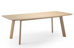 Table de repas RHOMB en bois - Design Simon Morasi Piperčić - Prostoria