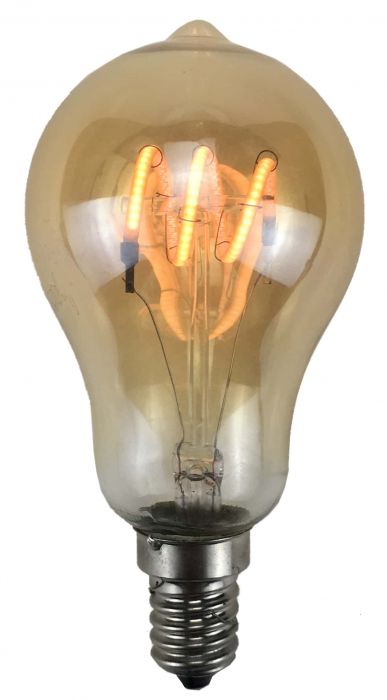 GreenSun 4× E14 LED 3W Ampoule 100LM Dimmable Edison Filament De Tungstène Lampe à Incandescence Classique Vintage Antique Blanc Chaud R2 