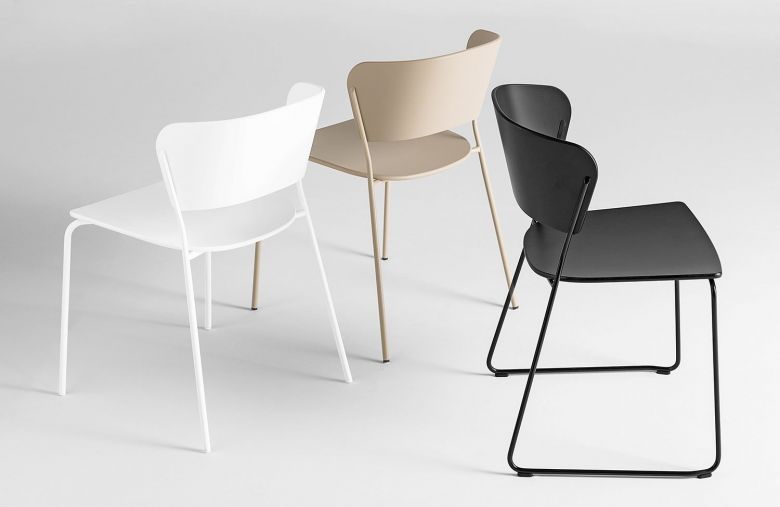 Chaise Pieds Traîneau ARC - Design Yonoh - Inclass