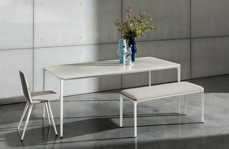 Table 90x90 cm, Couleur: Noisette, Höhe (cm) 75, Länge/Tiefe (cm
