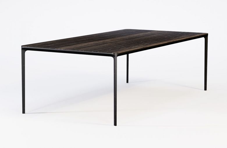 Table de repas rectangulaire SLIM - 120 à 240 cm - Design Matthias Demacker - Sovet