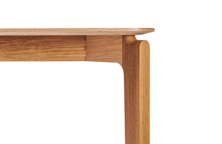 Table de repas en bois rectangulaire Leaf - Design E-ggs - Ton