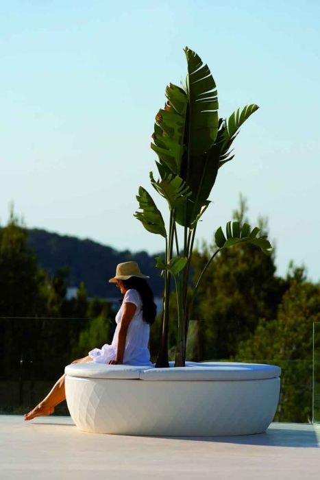 Jardinière / Banc Vases Isla - Design JM Ferrero - Vondom